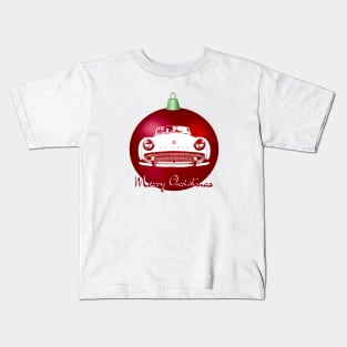 Triumph TR3 British classic car monoblock Christmas ball special edition Kids T-Shirt